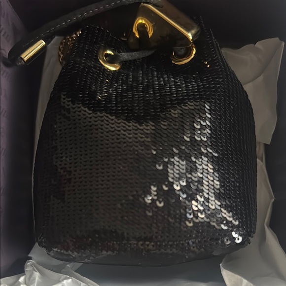Prada Black Sequin Mini Bag - Picture 5 of 5